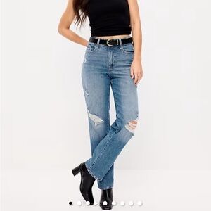Old Navy High-Waisted OG Loose Ripped Jeans